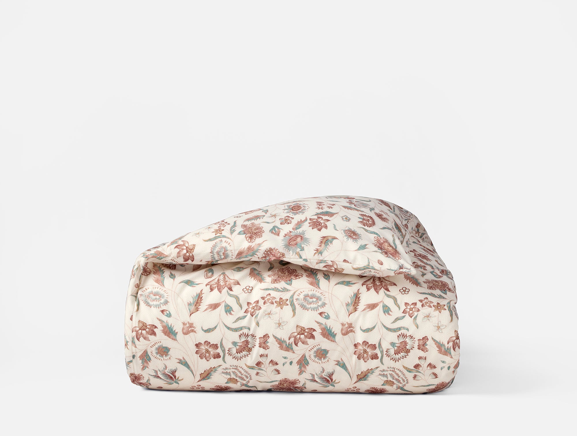 Viola Organic Print Duvet Cover - Coyuchi 