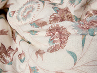 Viola Organic Print Duvet Cover - Coyuchi 