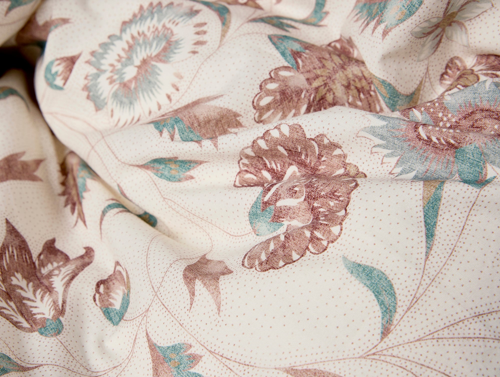 Viola Organic Print Duvet Cover - Coyuchi 