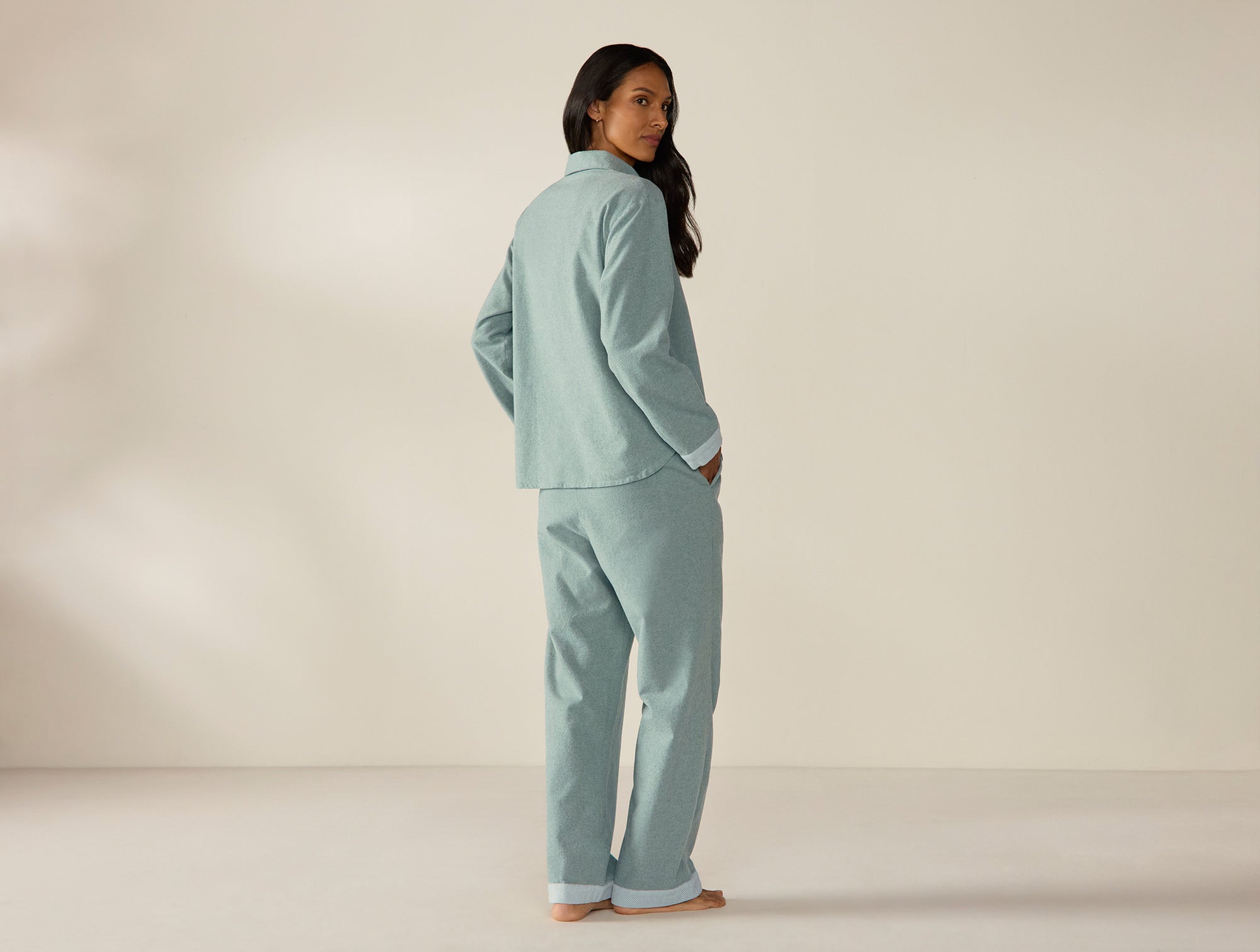 Women's Cloud Brushed Organic Flannel Pajama Set