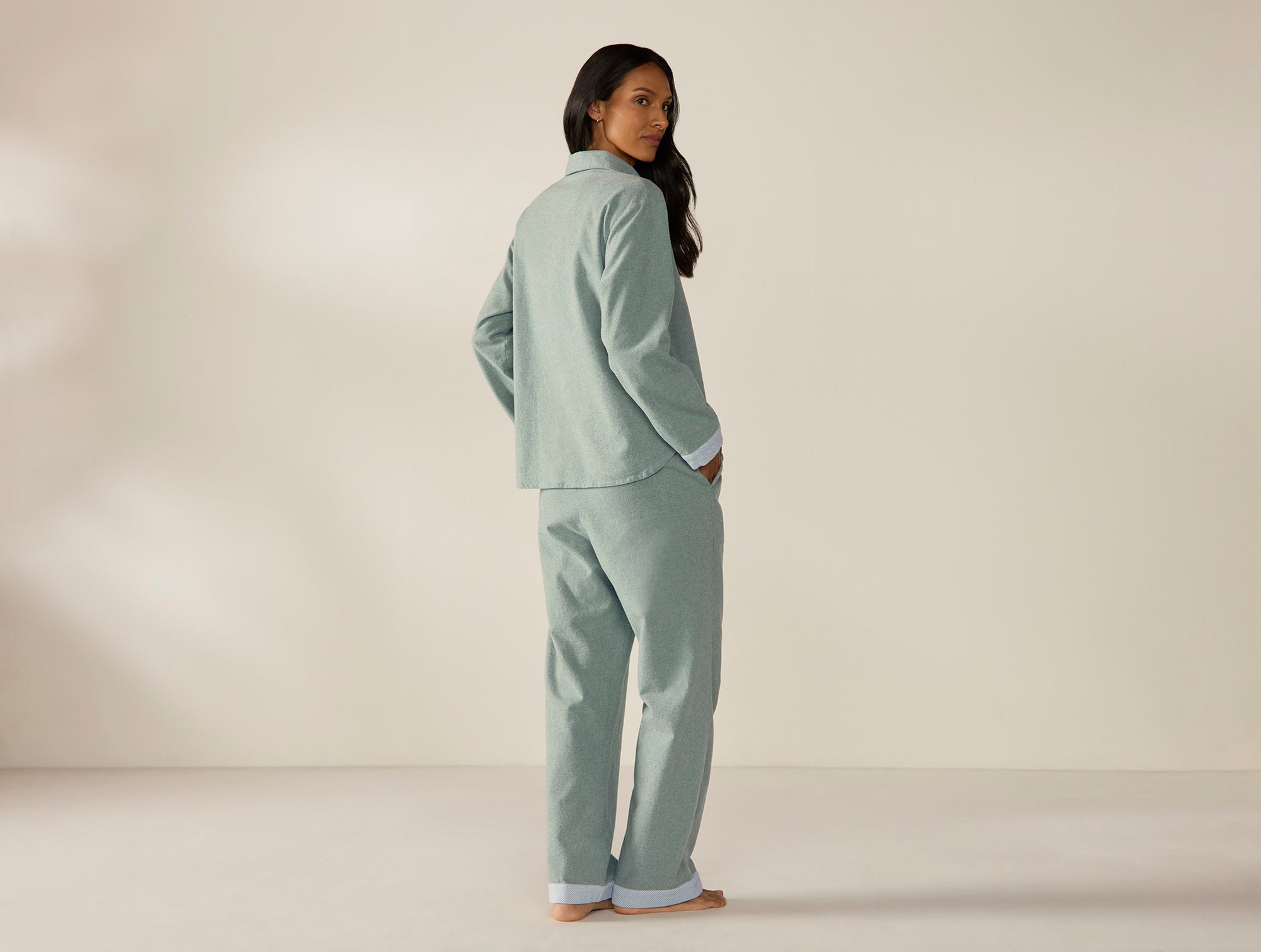 Women's Cloud Brushed Organic Flannel Pajama Set
