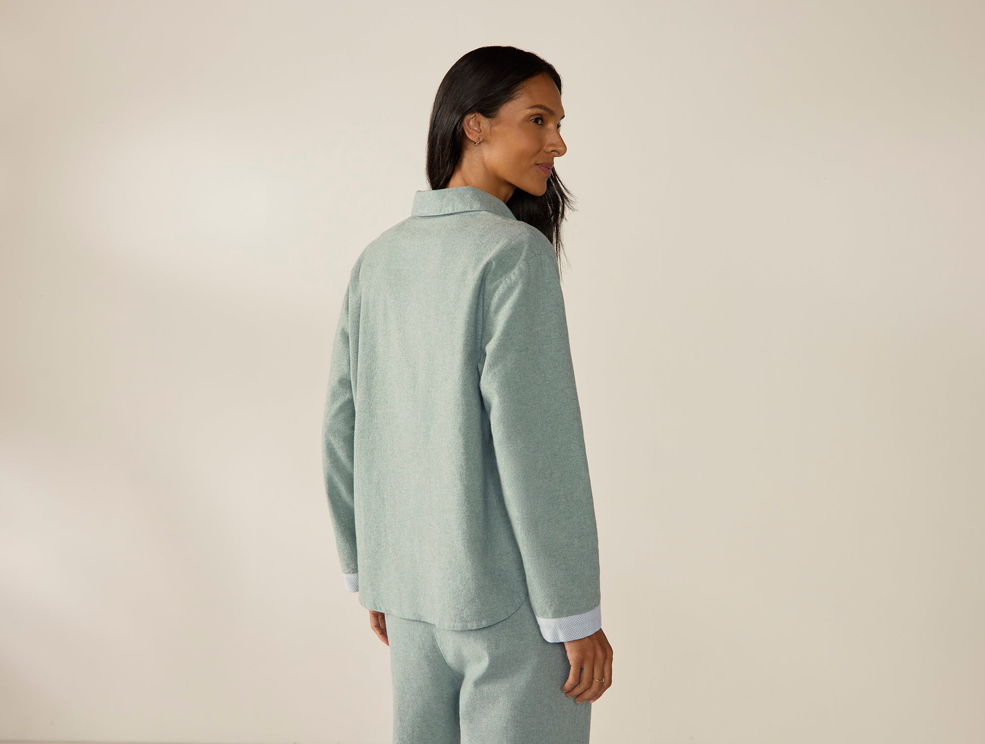 Women's Cloud Brushed Organic Flannel Pajama Set
