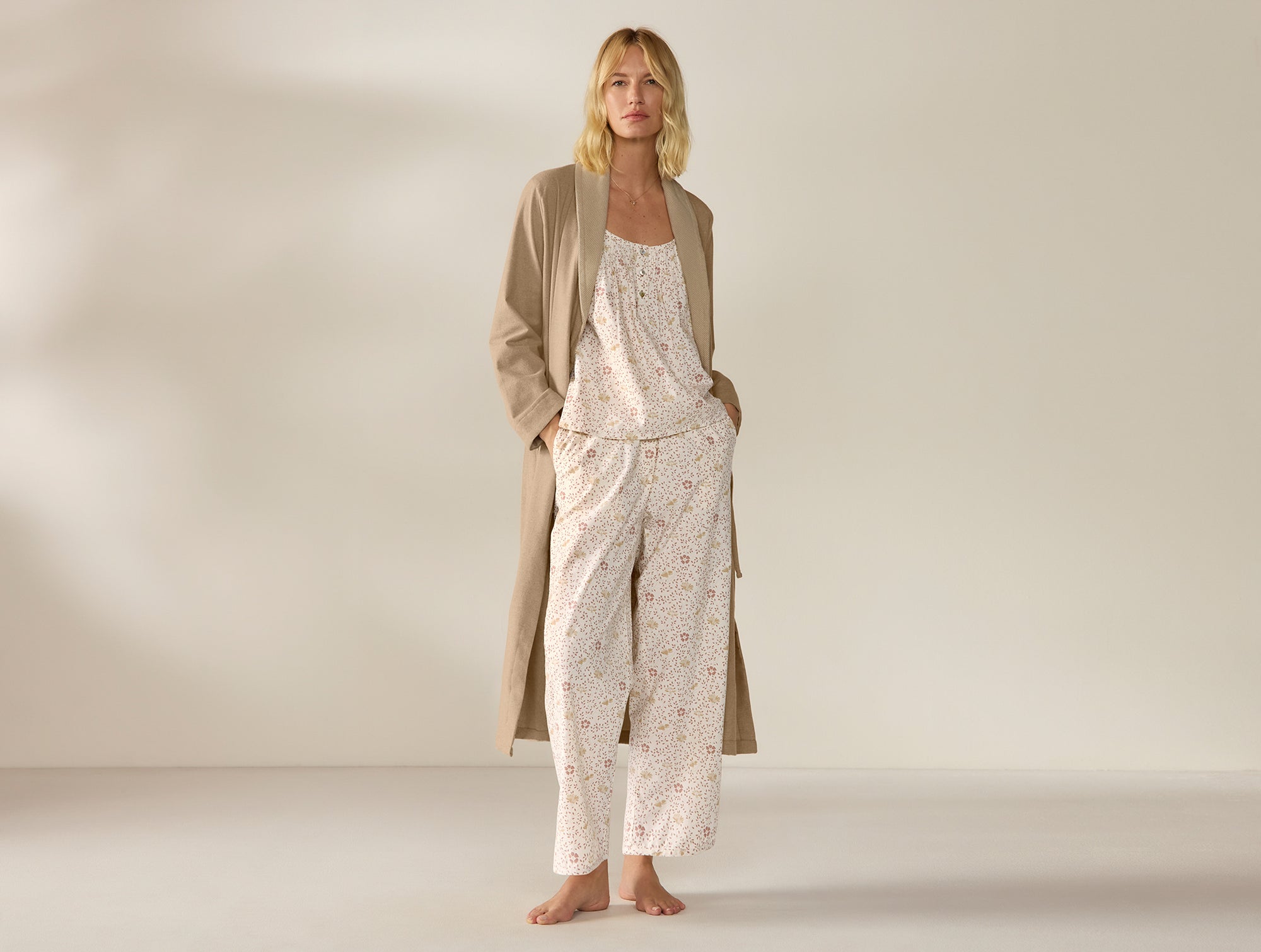 Women's Cloud Brushed Organic Flannel Robe