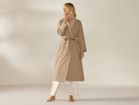 Women's Cloud Brushed Organic Flannel Robe - Renewed