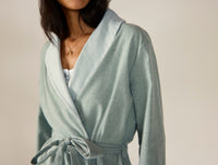 Women's Cloud Brushed Organic Flannel Robe