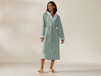 Women's Cloud Brushed Organic Flannel Robe