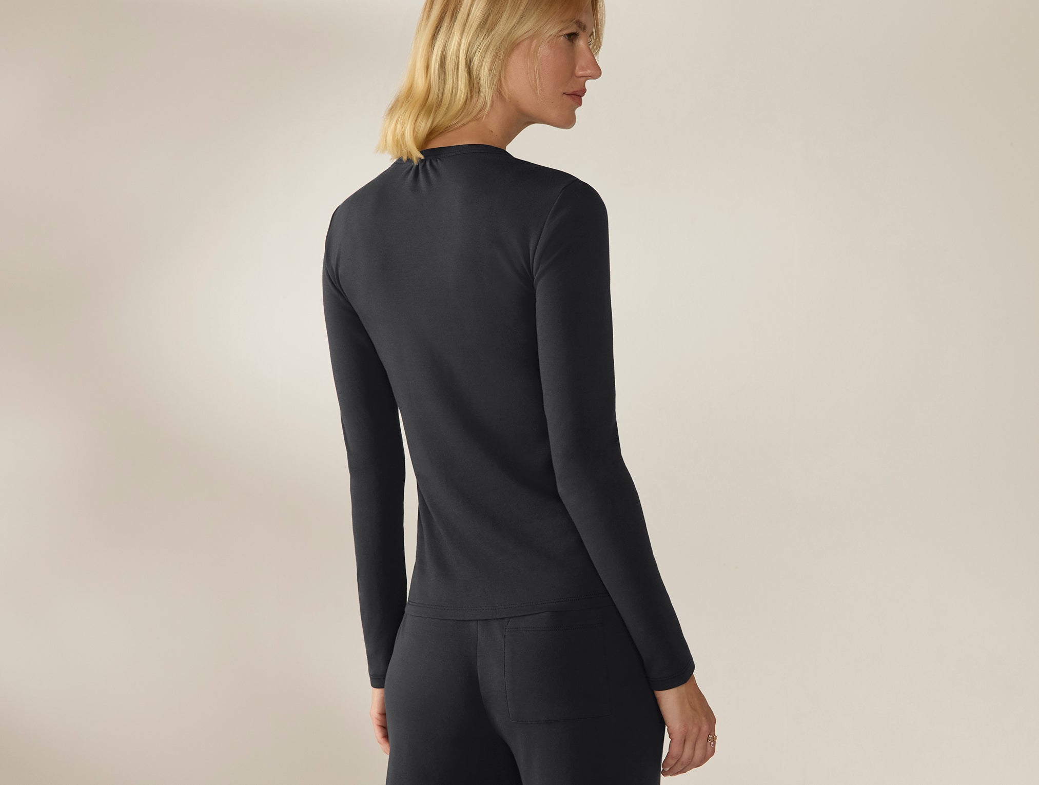 Women's Pima Organic Knit Henley | Coyuchi