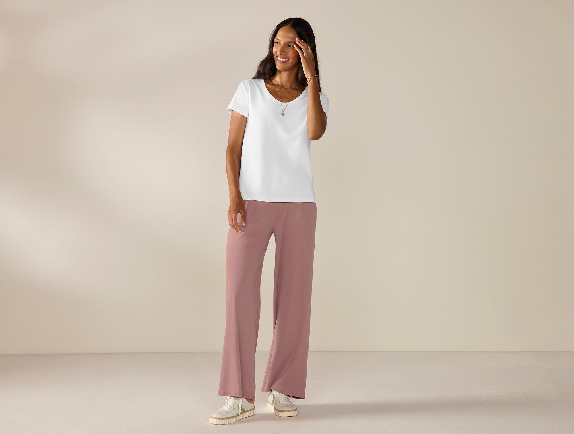 Women's Pima Organic Knit Tee