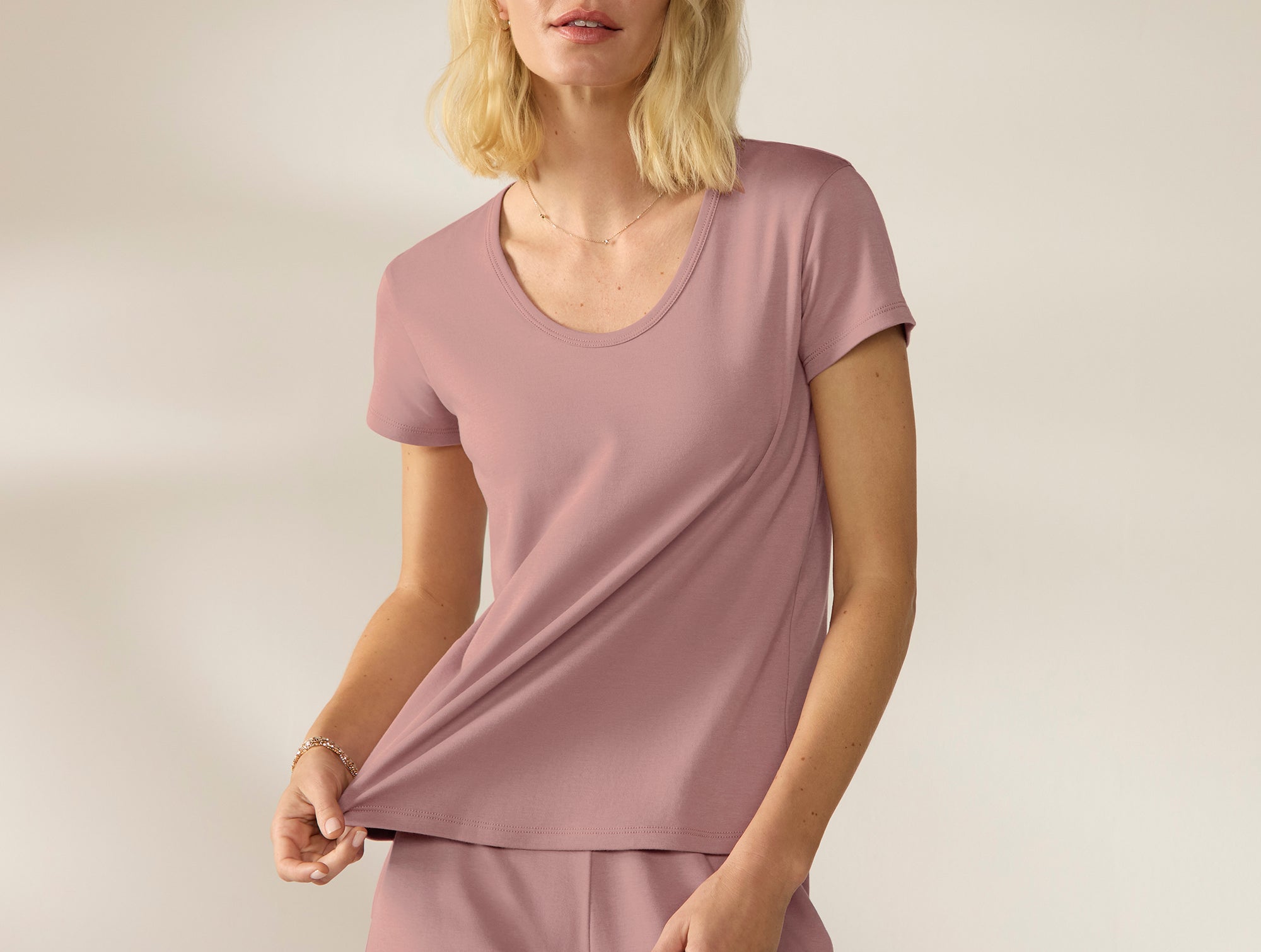 Women's Pima Organic Knit Tee