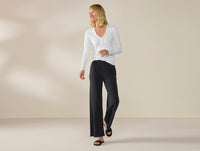 Women's Pima Organic Knit Wide Leg Pant - Renewed