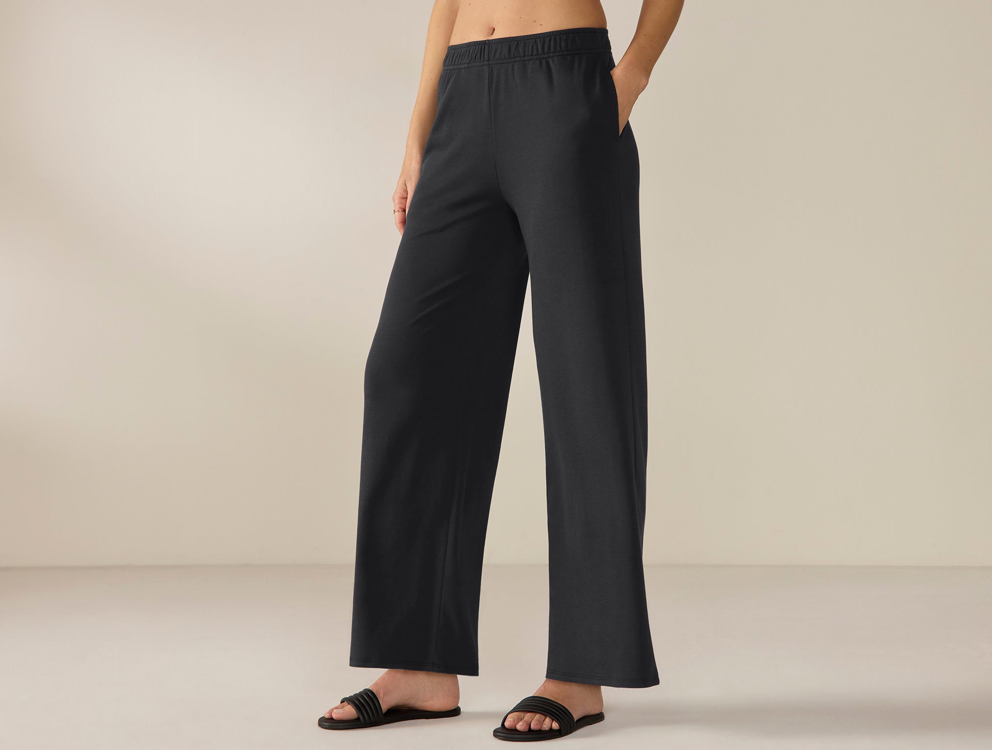 Women's Pima Organic Knit Wide Leg Pant | Coyuchi