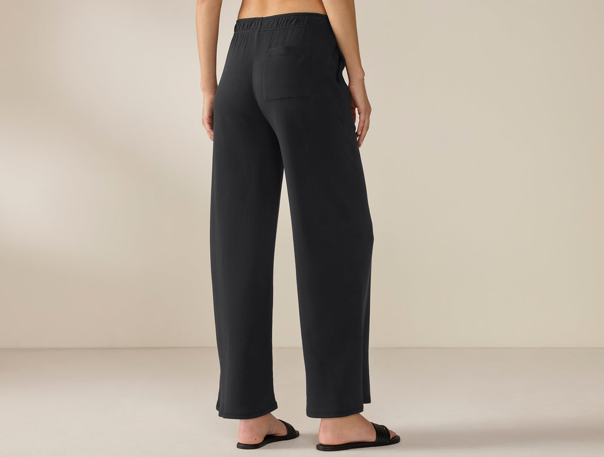 Women's Pima Organic Knit Wide Leg Pant - Renewed