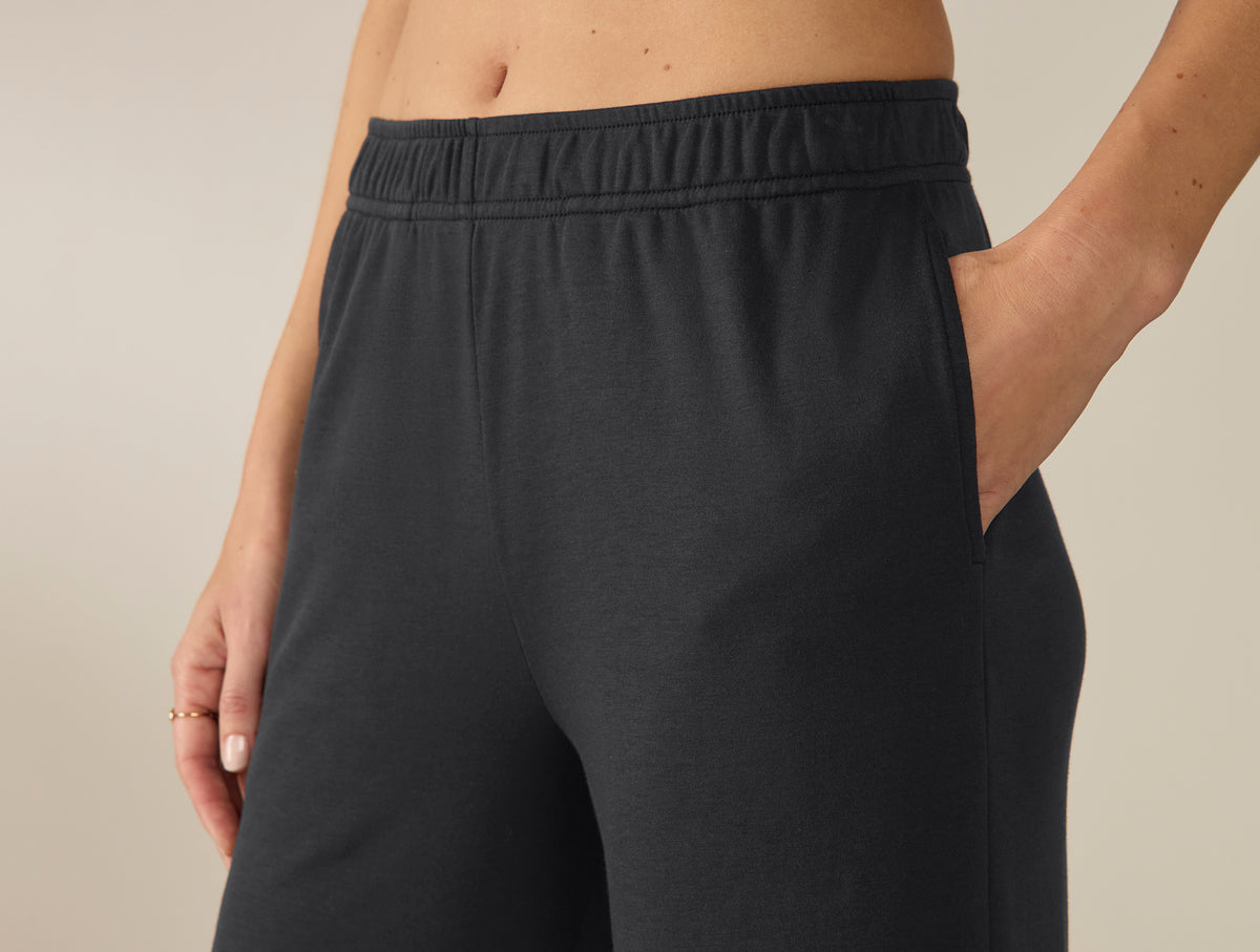 Women's Pima Organic Knit Wide Leg Pant - Renewed