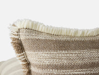 Alpaca Striped Decorative Throw Pillow Cover