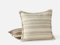 Alpaca Striped Decorative Throw Pillow Cover