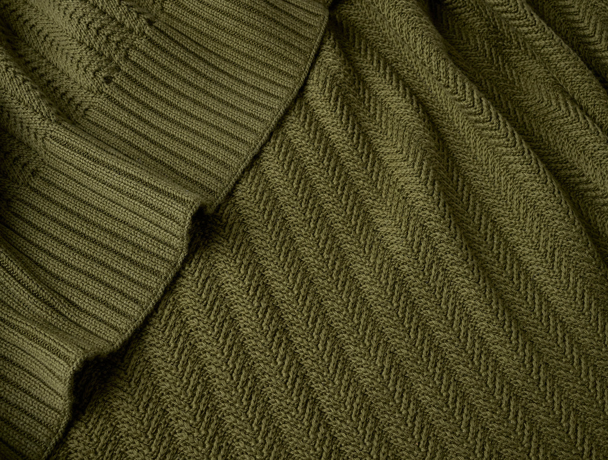 Casa Loma Organic Knit Throw