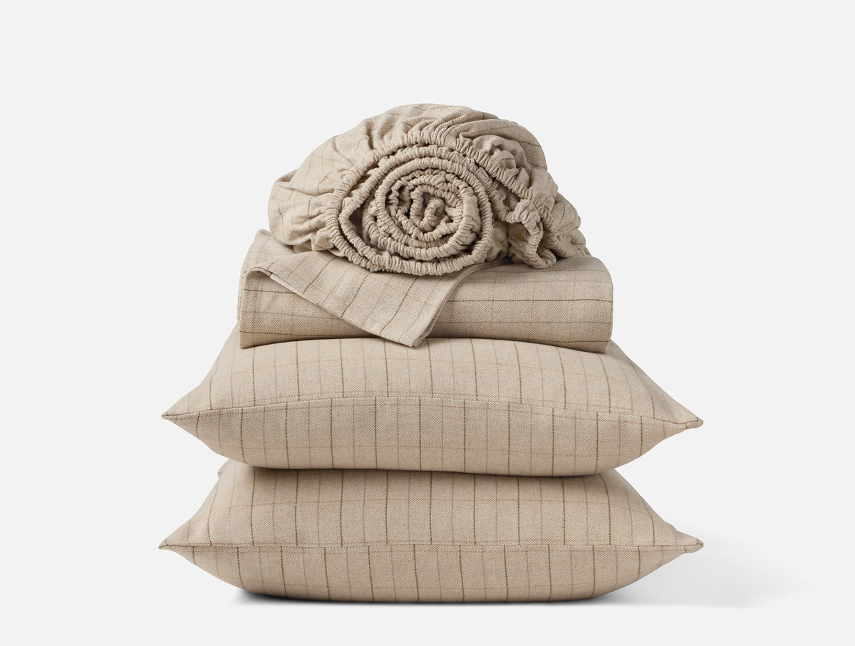 Cloud Brushed™ Organic Flannel Sheet Set