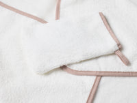 Cloud Loom™ Organic Baby Hooded Towel and Bath Mitt Set