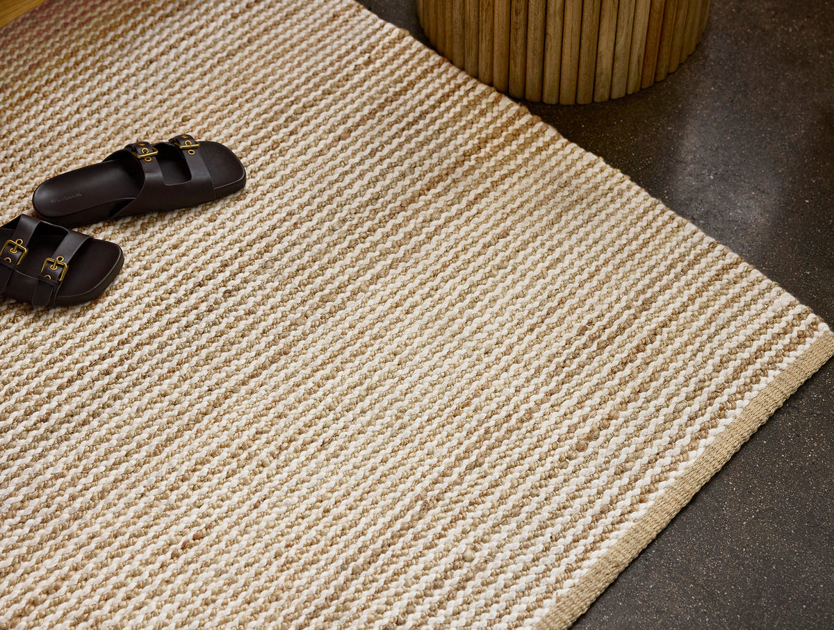 Sierra Handwoven Wool + Jute Rug