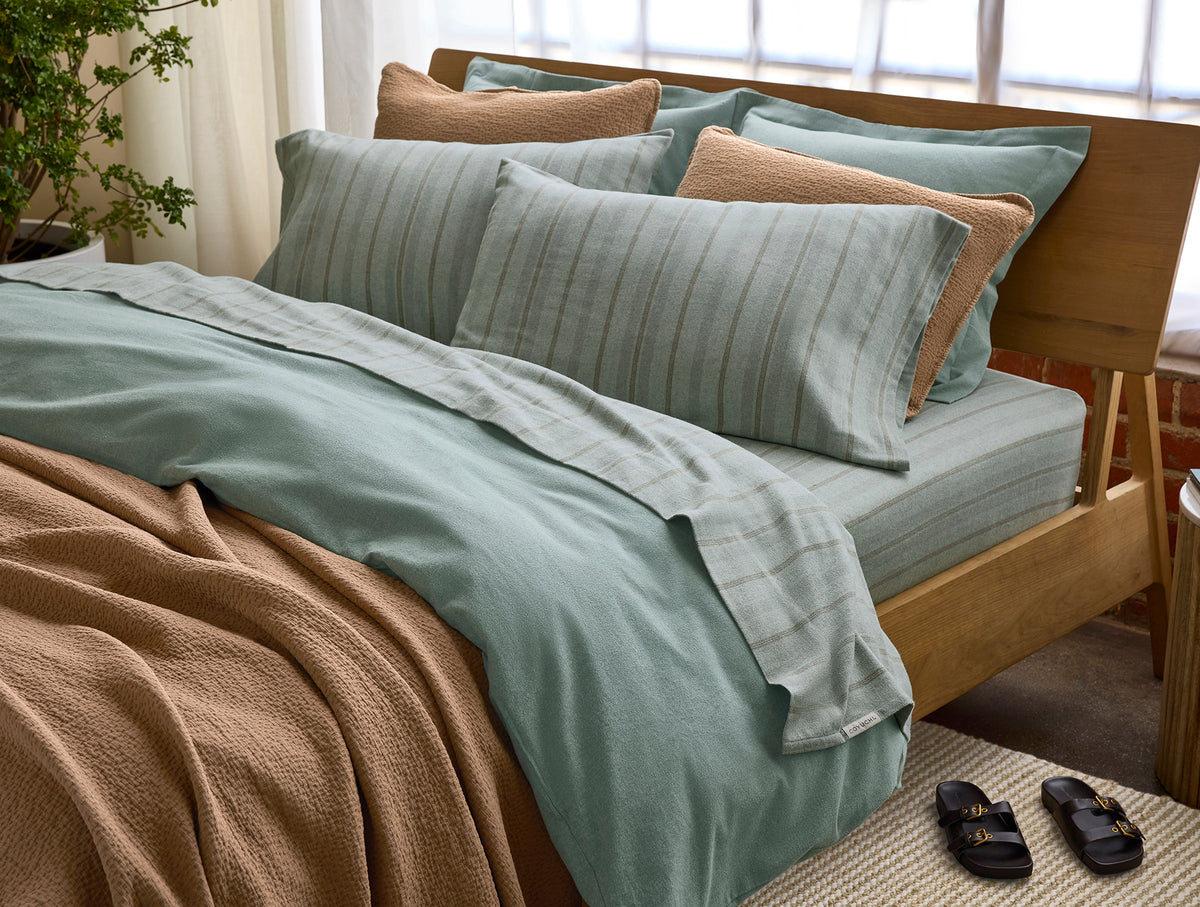 Cloud Brushed™ Organic Flannel Sheet Set