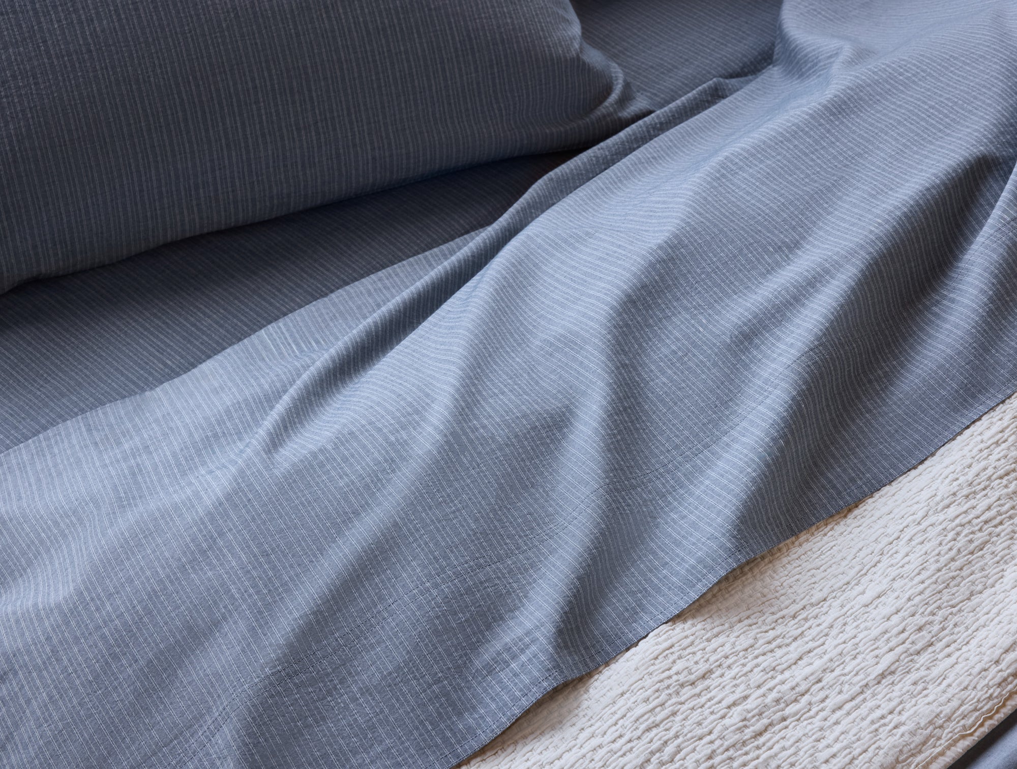 Organic Crinkled Percale™ Sheet Set