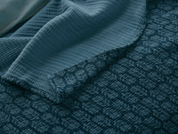 Mirada Organic Matelasse Coverlet