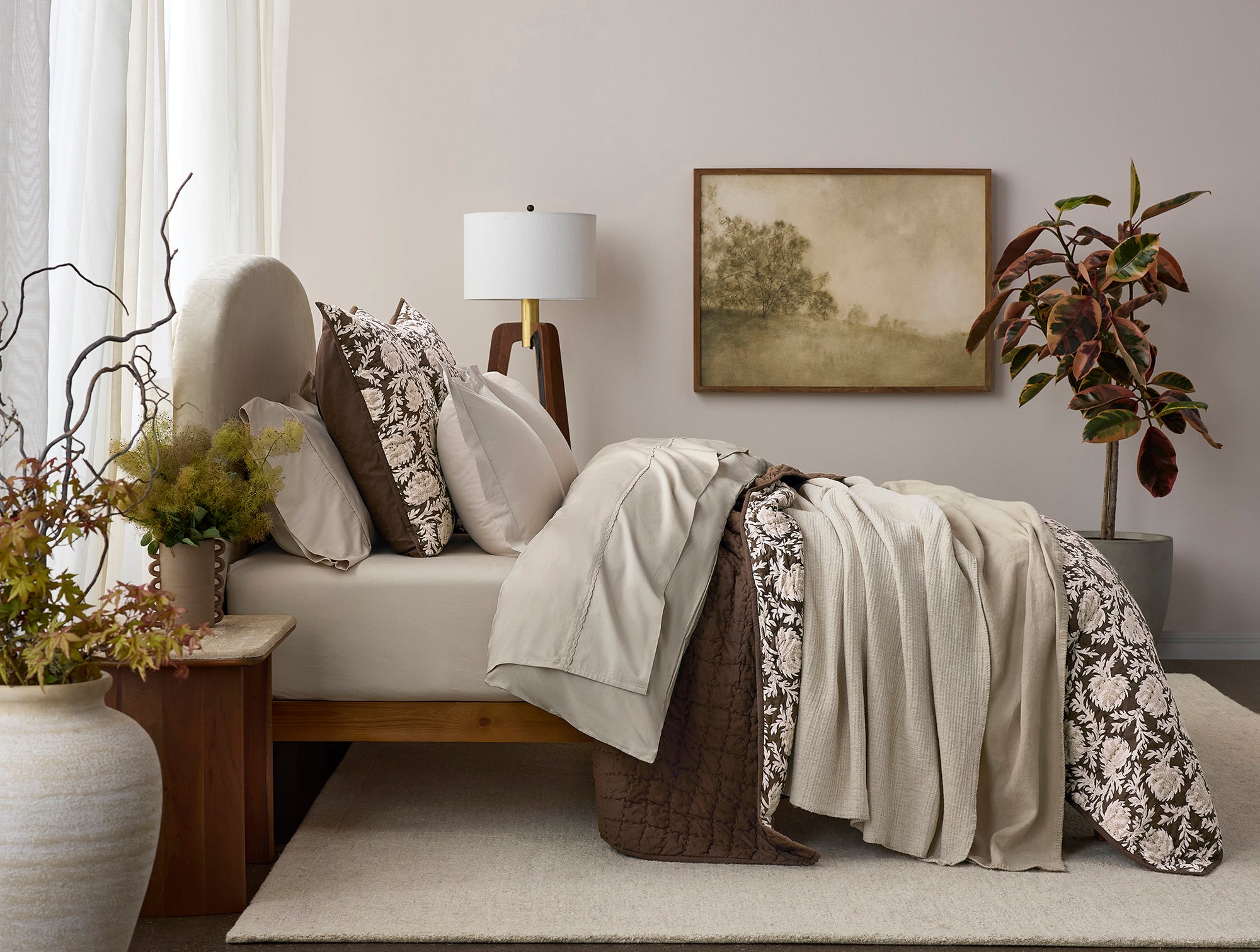 Robles Handstitched Organic Quilt