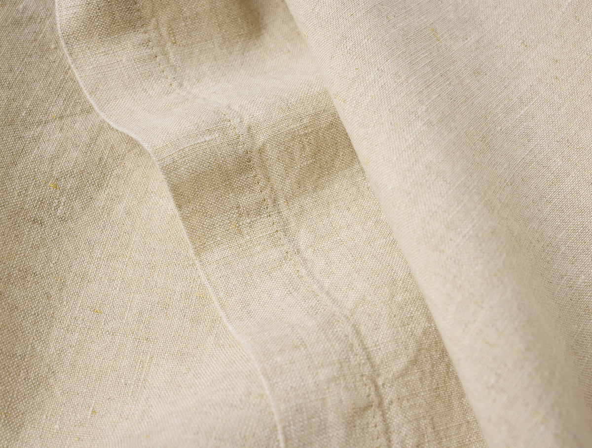 Embroidered Organic Linen Napkins