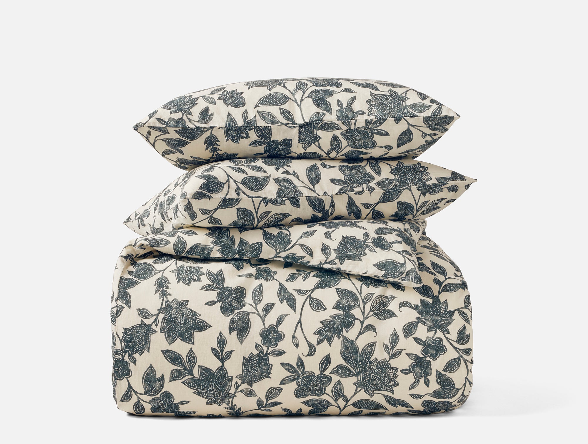 Ophelia Organic Print Duvet Set