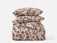 Ophelia Organic Print Duvet Set