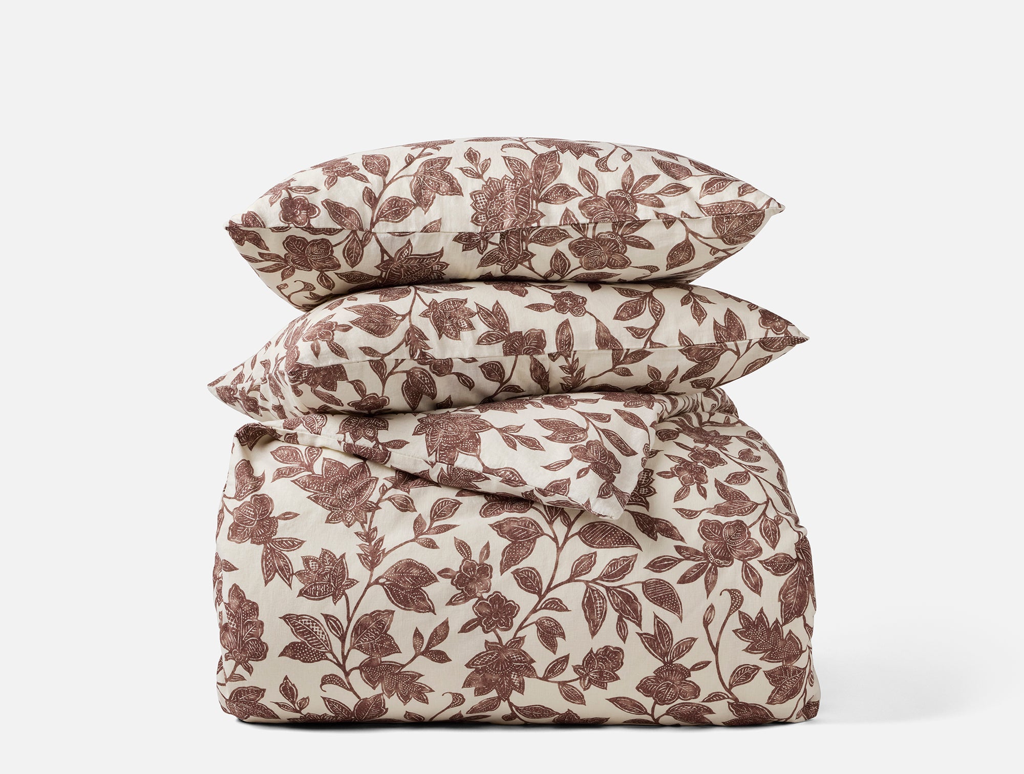 Ophelia Organic Print Duvet Set