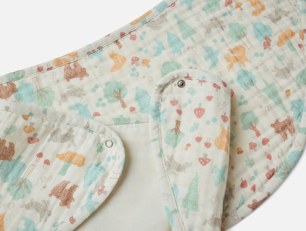 Organic Muslin Burp Cloth, Set of 2