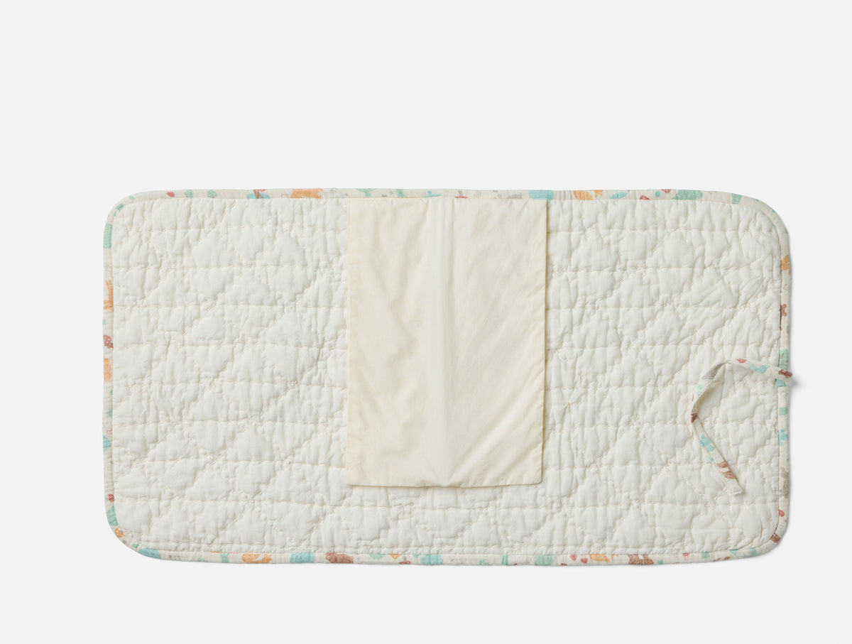 Organic Muslin Travel Changing Pad
