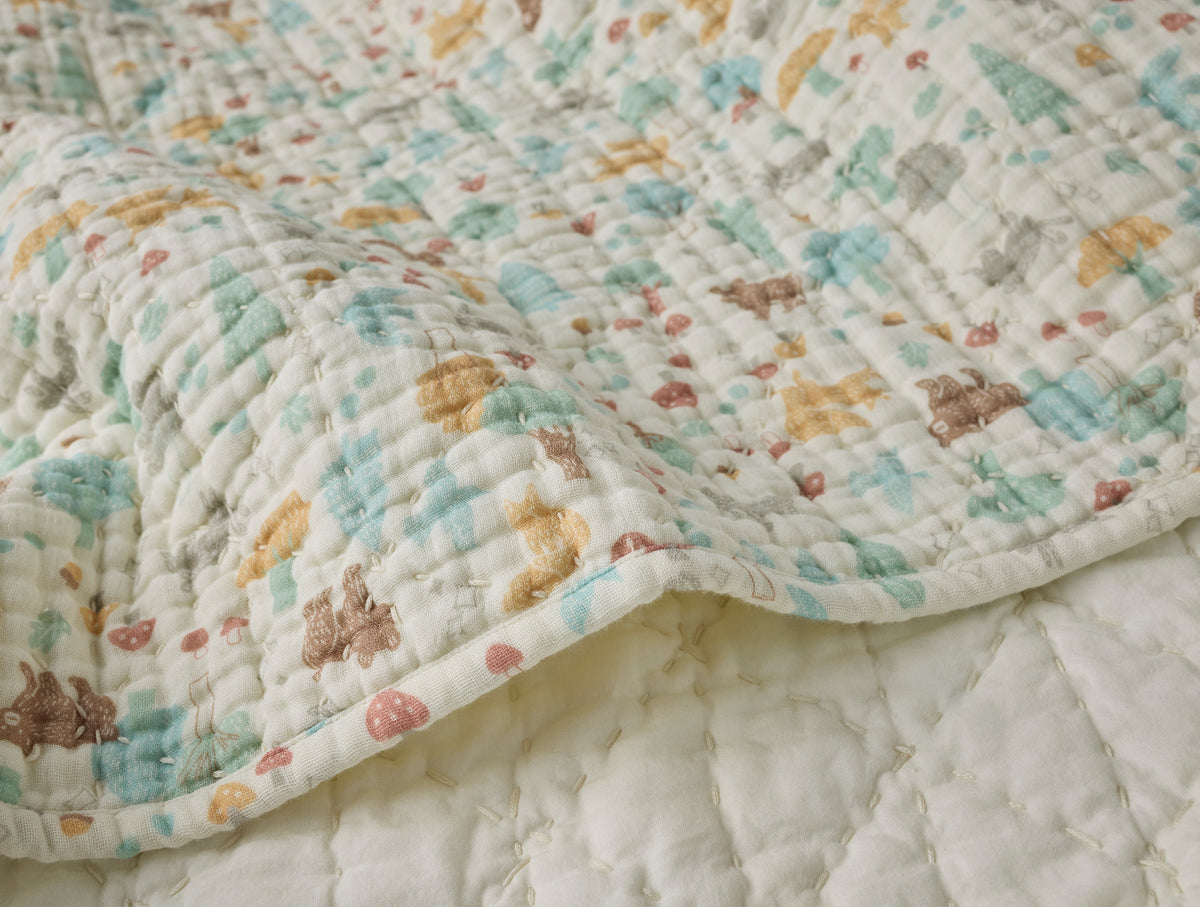 Organic Muslin Toddler Quilt