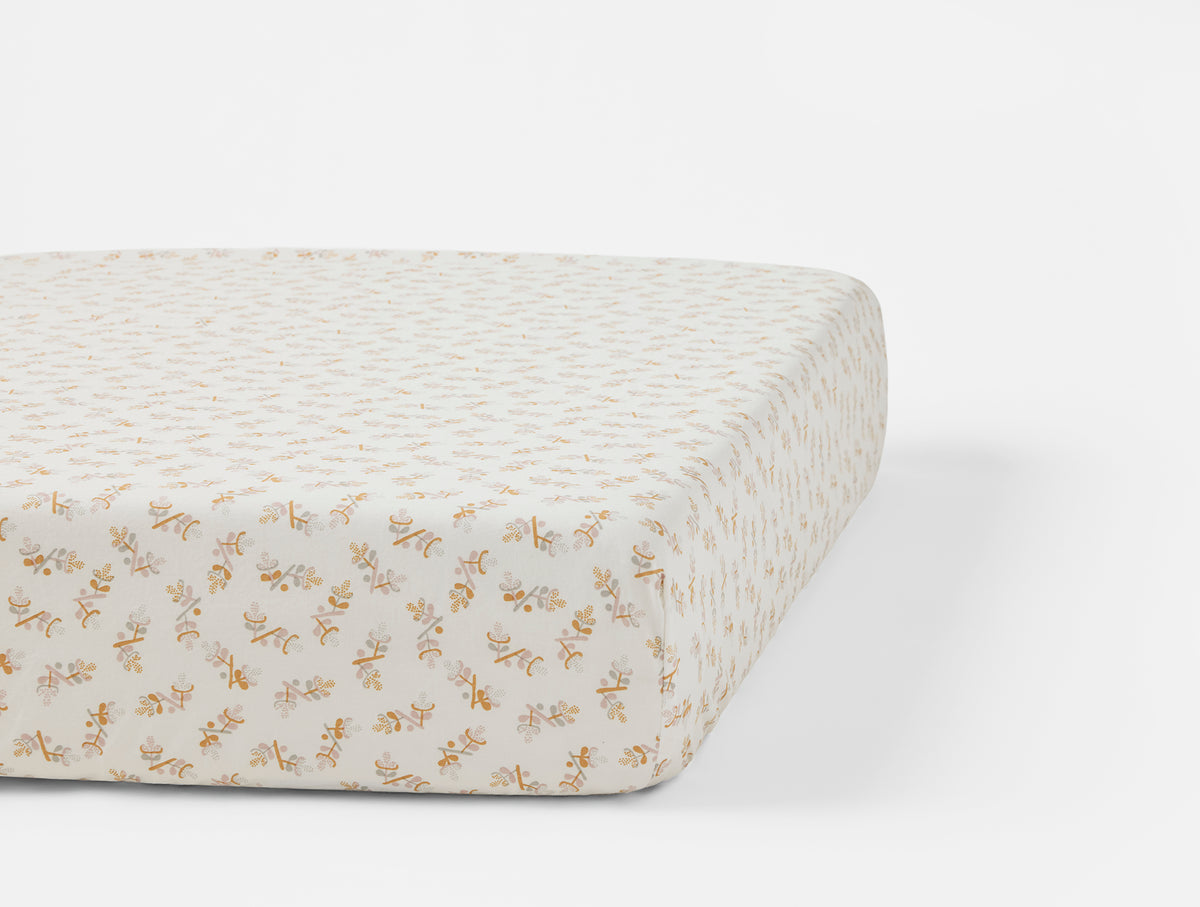 Organic Crinkled Percale™ Crib Sheet