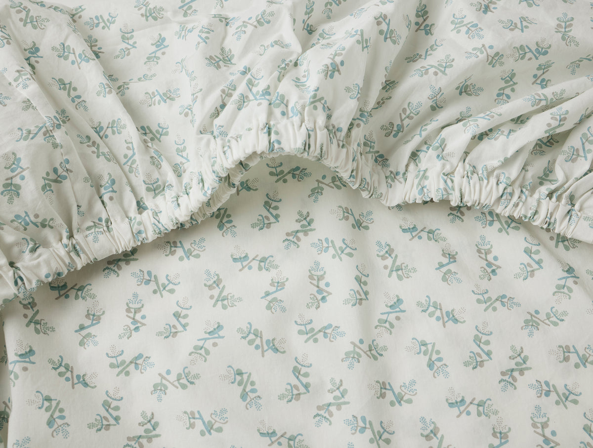 Organic Crinkled Percale™ Crib Sheet