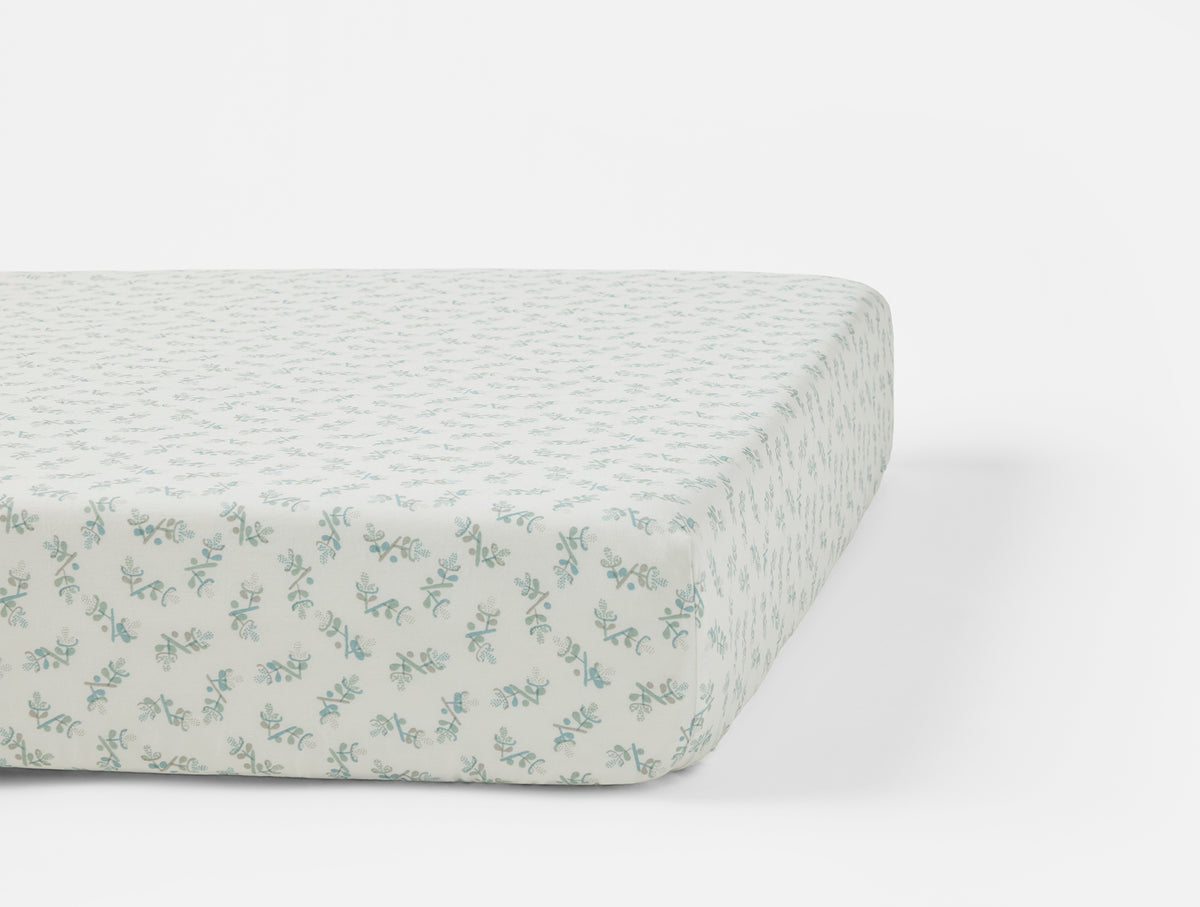 Organic Crinkled Percale™ Crib Sheet