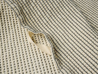 Organic Waffle Plaid Kitchen Towels, Set of 2