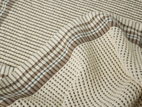 Organic Waffle Plaid Kitchen Towels, Set of 2