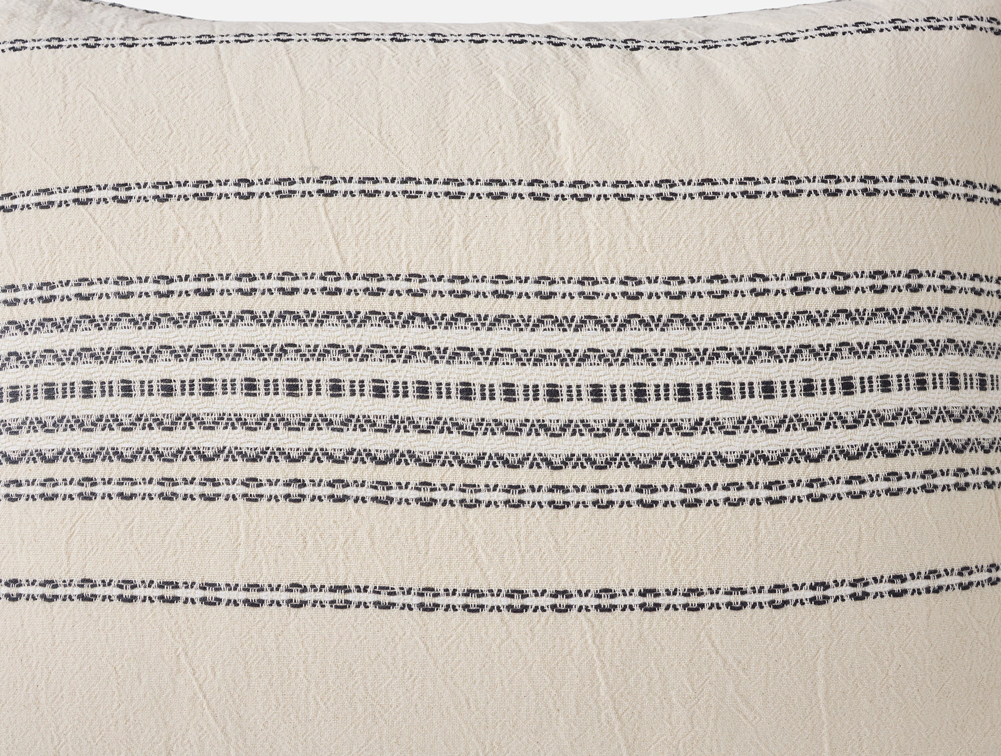 Rippled Stripe Organic Sham