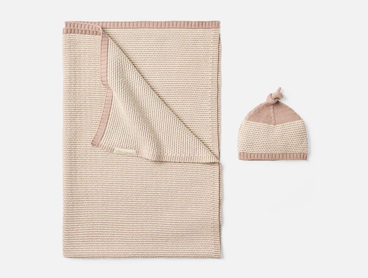 Robin Organic Knit Baby Gift Set