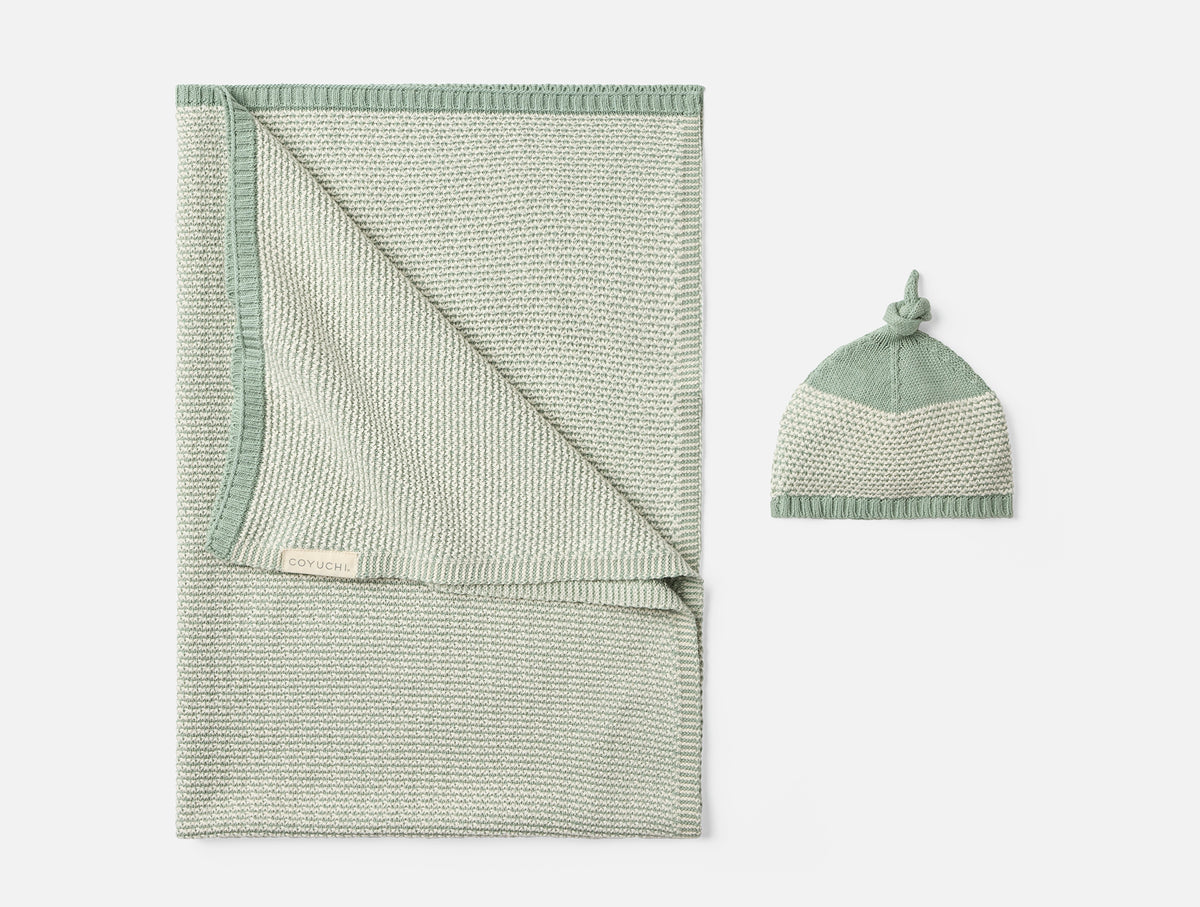 Robin Organic Knit Baby Gift Set