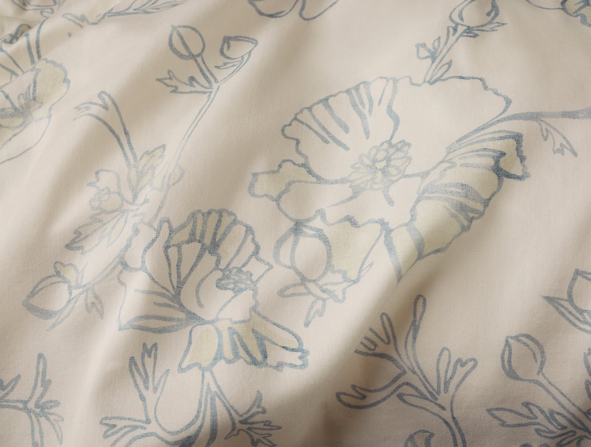 Romneya Organic Print Duvet Cover