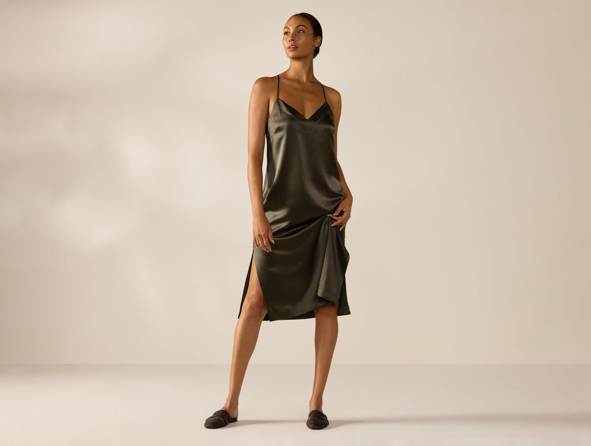 Selene Organic Silk Dress