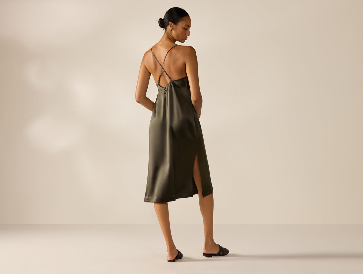 Selene Organic Silk Dress