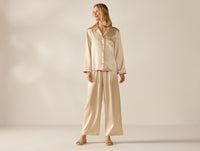 Selene Organic Silk Long Sleeve Pajama Set
