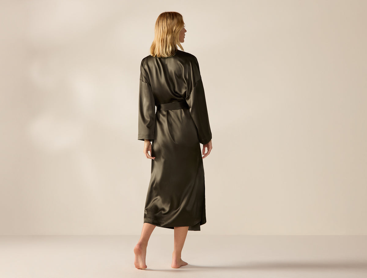 Selene Organic Silk Robe