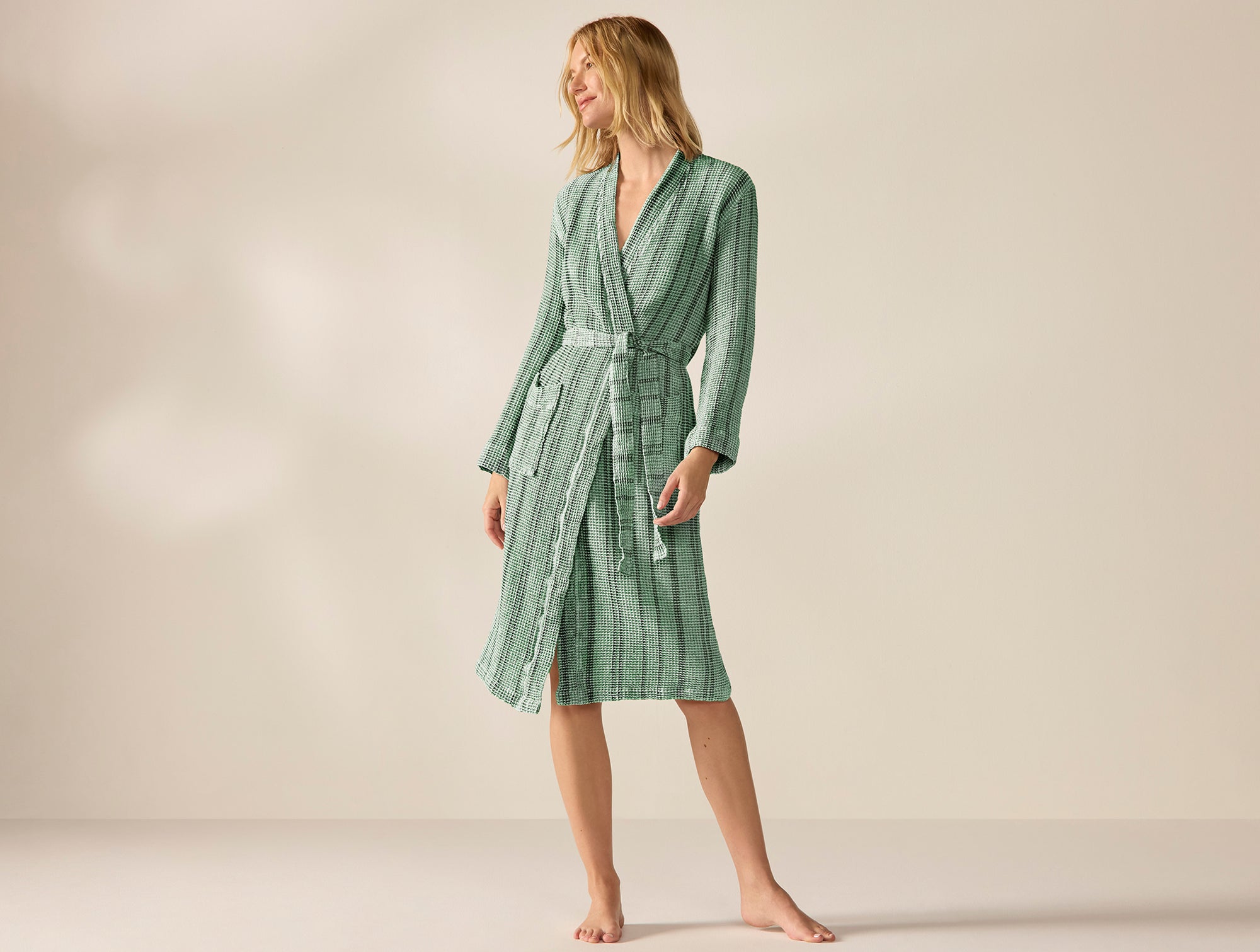 Unisex Organic Waffle Robe