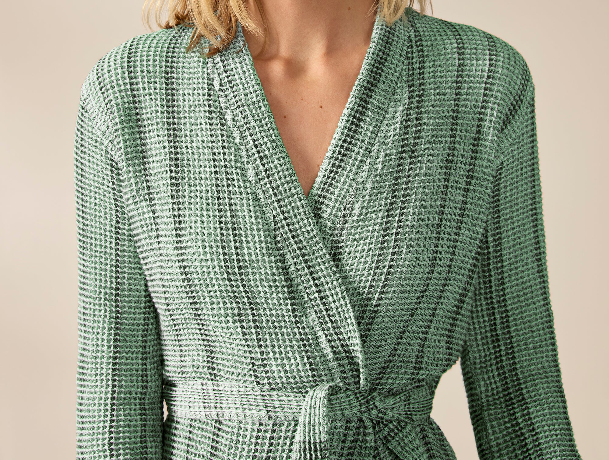 Unisex Organic Waffle Robe