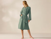Unisex Organic Waffle Robe